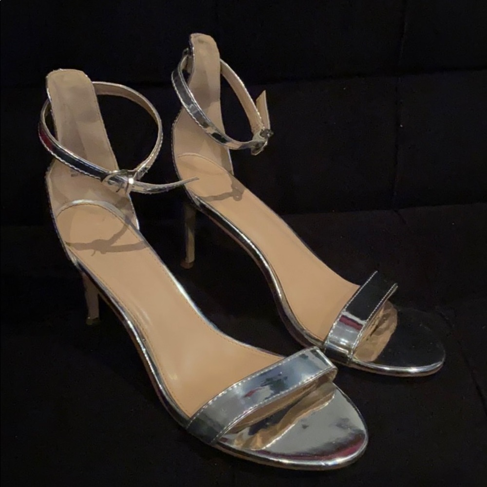 Charlotte Russe Silver Heels